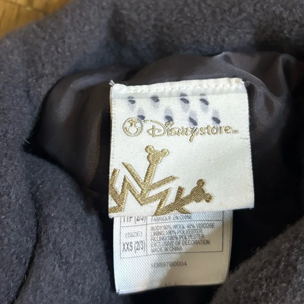 Vintage Disney Store Mickey Mouse Wool Peacoat (XXS / 2–3